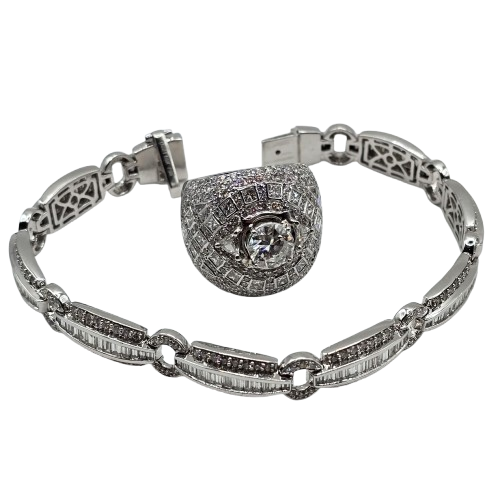 Set armband en ring 18k